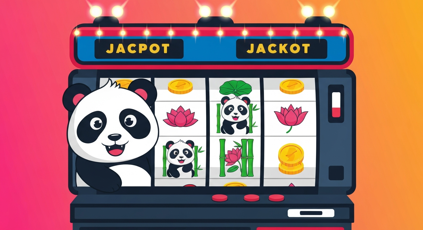 Panda-themed online slot game concept